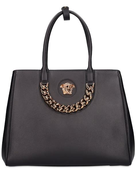 versace black medusa bag|Versace Medusa tote bag.